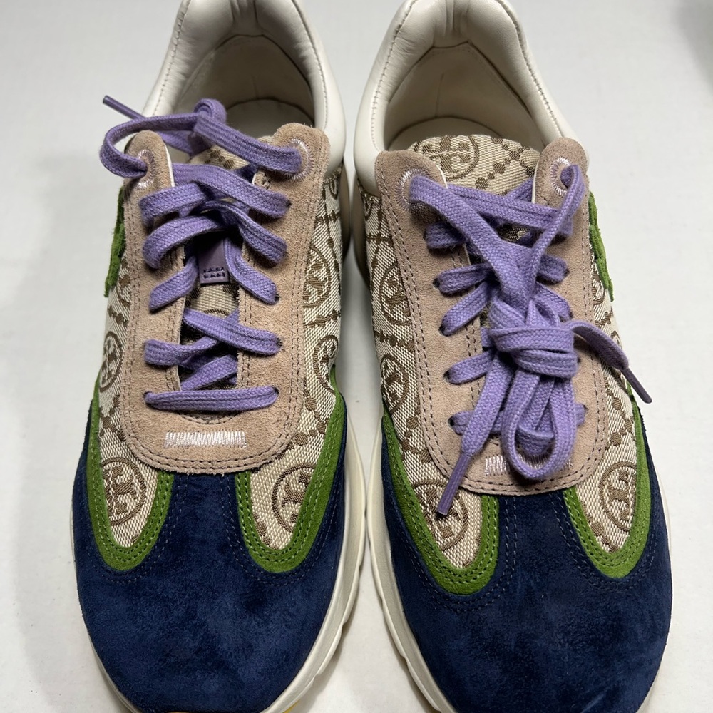 Tory Burch Good Luck Trainer Sneakers T Monogram Size: 9.5